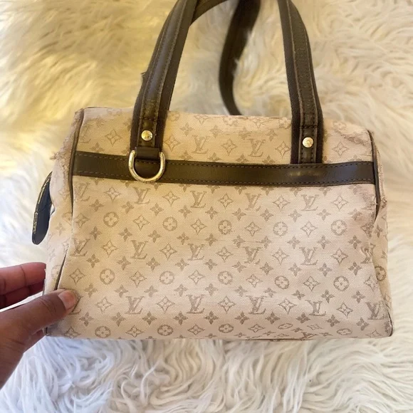 Louis Vuitton - Josephine PM Brown Monogram Mini lin - Picture 6 of 12